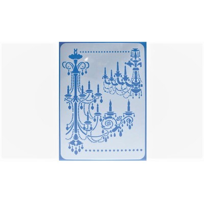 Stencil Ζωγραφικής Πολυέλαιος 30X21cm_05150703